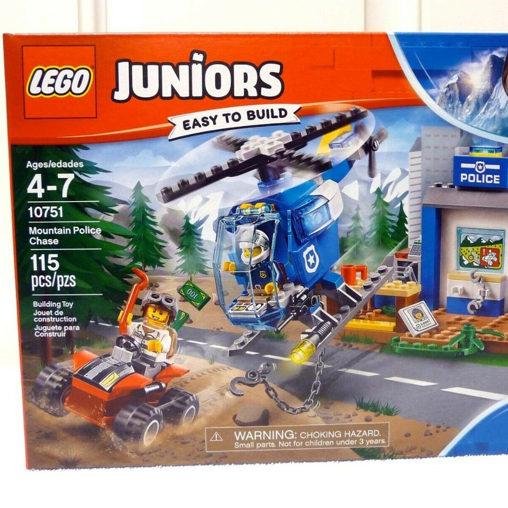 LEGO Juniors Mountain Police Chase Set #10751 -New/Factory Sealed